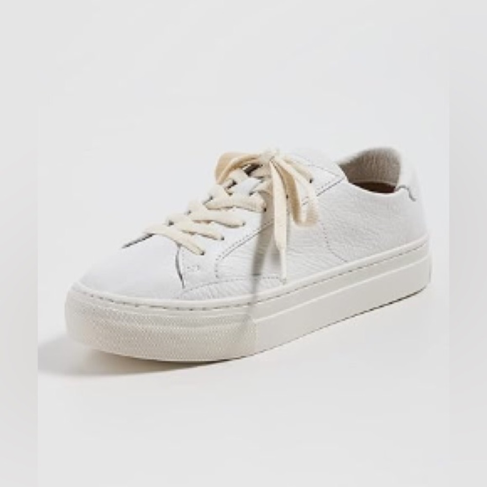 Soludos Ibiza Platform Sneakers- White